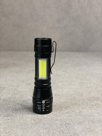 Светодиодный фонарик Police S-818 с боковой подсветкой, зумом и USB - это мощный. . фото 4