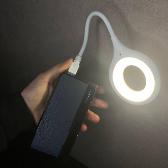 Лампа USB LED lamp LK-50 з голосовим керуванням BF Настільна світлодіодна Лампа . . фото 2