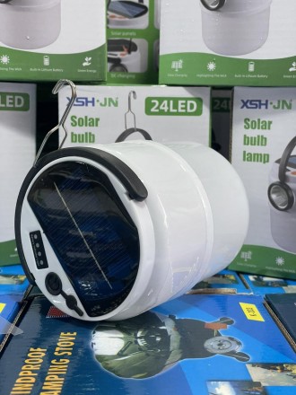 Акумуляторна сонячна лампа та ліхтарик 24LED USB JN-2210T — це універсальне та п. . фото 6