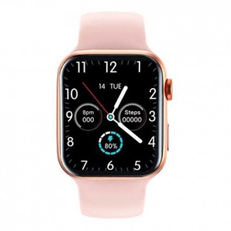 Smart Watch Series 6 Z32 PRO, 44mm Aluminium, 2 ремешка, pink/white. . фото 4