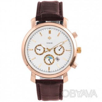 Годинник наручний 7660 Geneve White G-Br. . фото 1