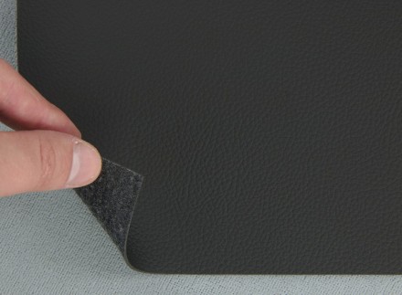 Автомобильный кожзам Mercedes 901, цвет черный, на тканевой основе, шир. 140см, . . фото 7