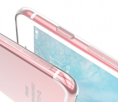 Тонкий и легкий полиуретановый чехол для iPhone SE 2020/8/7 с точными отверстиям. . фото 6
