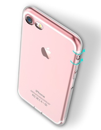 Тонкий и легкий полиуретановый чехол для iPhone SE 2020/8/7 с точными отверстиям. . фото 3