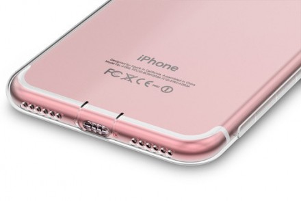 Тонкий и легкий полиуретановый чехол для iPhone SE 2020/8/7 с точными отверстиям. . фото 5