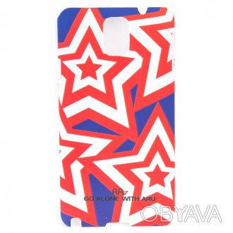 Чехол ARU для Samsung Galaxy Note 3 Stars Red – стильный аксессуар, обрамляющий . . фото 1