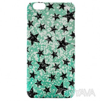 Чехол ARU для iPhone 6/6S Twinkle Star Green - стильный аксессуар, обрамляющий з. . фото 1