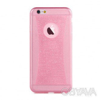 Чехол Devia для iPhone 6/6S Shinning Pink изготовлен из приятного на ощупь силик. . фото 1
