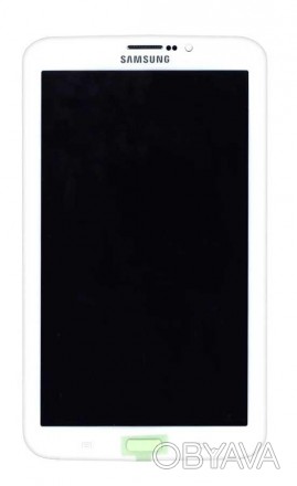 Матриця з тачскріном (модуль) Samsung Galaxy Tab 3 7.0 SM-T211 білий з рамкою. . фото 1