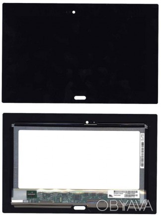 Матриця з тачскріном (модуль) Toshiba LP101WH4(SL)(A4) чорний. . фото 1