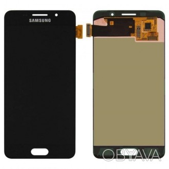 Дисплей Samsung A510F Galaxy A5 2016 OLED з сенсором чорний - это высококачестве. . фото 1