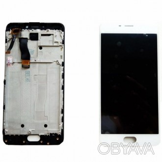 Дисплей (LCD) Meizu M5 Note (M621) з сенсором білий - це високоякісна запчастина. . фото 1