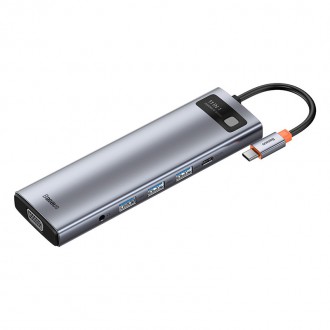 USB Hub Baseus Multi-functional Metal Gleam - это устройство, с помощью которого. . фото 4