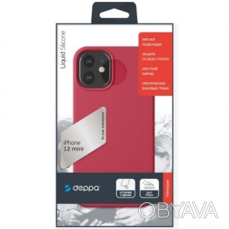 Накладка Silicone Case orig (чохол - бампер) iPhone 12 Mini (07) - это стильный . . фото 1