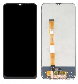 
Дисплей (LCD) Vivo Y31 2021/ Y31S/ Y53S з сенсором чорний + рамка специально ра. . фото 1