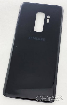 Задняя крышка Samsung G965F Galaxy S9 Plus выполнена в элегантной чёрной расцвет. . фото 1