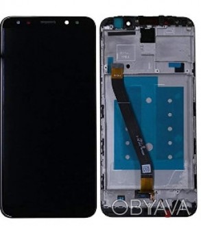 
Дисплей (LCD) Huawei Mate 10 Lite (RNE-L01 / RNE-L21) с сенсором - чорний + рам. . фото 1