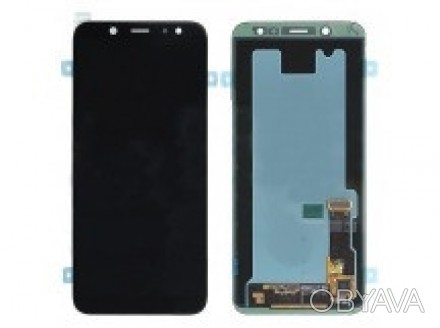 Дисплей (LCD) Samsung A600F Galaxy A6 2018 INCELL з сенсором чорний - это высоко. . фото 1