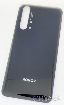 Задня кришка Huawei Honor 20 Pro (YAL-AL10) чорна - це стильний і надійний аксес. . фото 1
