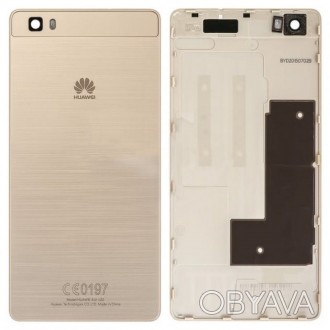 
 Задняя кришка Huawei P8 Lite (ALE- L21/ ALE- L23) золотого цвета - это стильно. . фото 1