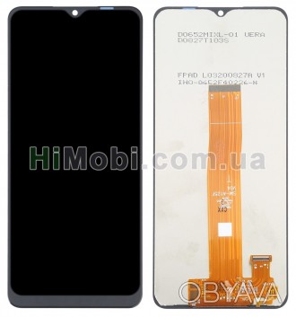 
Дисплей (LCD) Samsung GH82-24491A A125 Galaxy A12 з сенсором чорний сервісний +. . фото 1