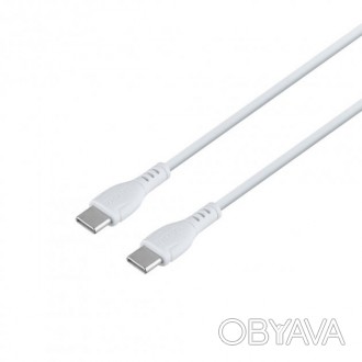 Borofone BX51 Type-C USB кабель білого кольору
USB-кабель Borofone BX51 Type-C в. . фото 1