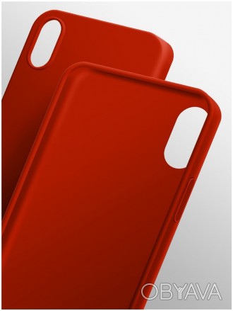 Накладка Silicone Case orig (чохол - бампер) IPhone XS Max (34) - это стильный и. . фото 1