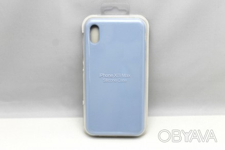 Накладка Silicone Case orig (чохол - бампер) для iPhone XS Max (05) - это стильн. . фото 1