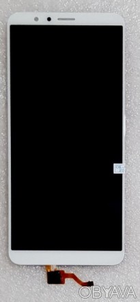 Дисплей LCD Huawei Honor 7X Dual Sim (BND-L21) с сенсорным экраном в белом корпу. . фото 1