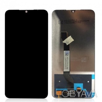 Дисплей (LCD) Xiaomi Redmi Note 8 з сенсором - чорного кольору. Він створений, щ. . фото 1