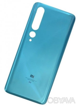 Задняя кришка для смартфонов Xiaomi Mi10 и Mi10 Pro в зеленом цвете — это стильн. . фото 1