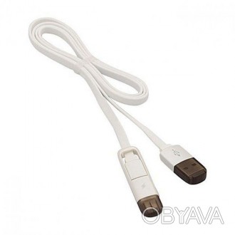 USB кабель Remax Transformer iPhone/ Micro USB – это универсальный кабель, котор. . фото 1