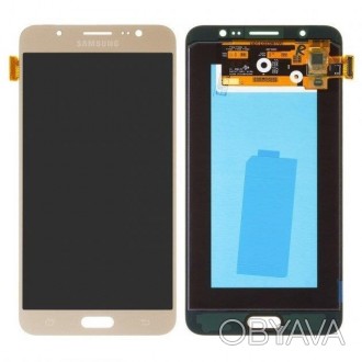 Дисплей (LCD) Samsung J710F/J710H Galaxy J7 2016 OLED з сенсором золотий - это с. . фото 1