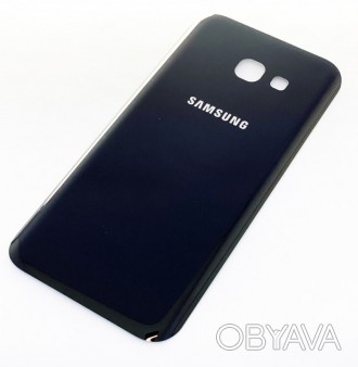 Задня кришка Samsung A520F Galaxy A5 2017 чорна Black Sky - это оригинальное зап. . фото 1