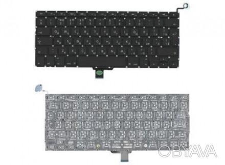 Клавиатура для ноутбука Apple MacBook (A1278) Black, RU (вертикальный Enter) пре. . фото 1