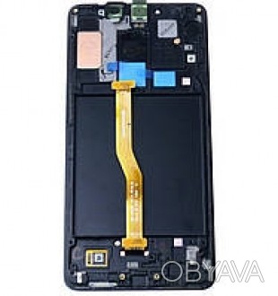 
Дисплей (LCD) Samsung GH82-18308A A920F Galaxy A9 2018 з сенсором чорний сервіс. . фото 1