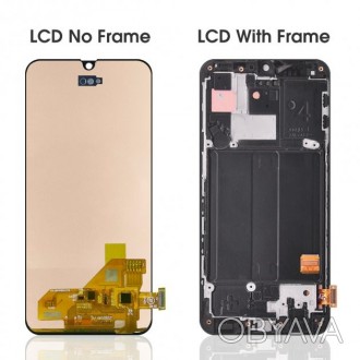 Дисплей (LCD) Samsung A405 Galaxy A40 INCELL з сенсором - чорний - оригінальна з. . фото 1