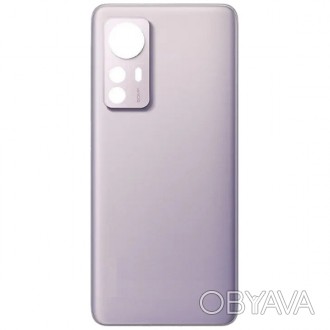 Задняя крышка Xiaomi 12 Pro фиолетового цвета придает смартфону элегантный и сти. . фото 1