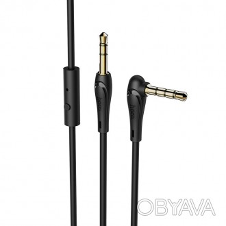 Кабель AUX Hoco UPA15 Audio + мікрофон 1м - идеальное решение для подключения ва. . фото 1