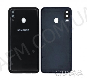 Задняя крышка Samsung M205F Galaxy M20 2019 Charcoal Black является оригинальной. . фото 1
