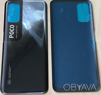 Задняя крышка Xiaomi Poco M3 Pro/M3 Pro 5G Power Black в чёрном цвете представля. . фото 1