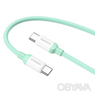 USB кабель Borofone BX68 Type-C - iPhone забезпечує зручне і швидке заряджання і. . фото 1