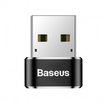 Переходник Baseus Female Type-C to USB представляет собой миниатюрный адаптер, к. . фото 5