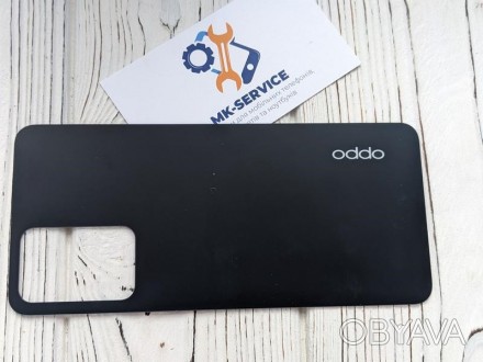 Задняя крышка Oppo Reno 4 Lite выполнена в стильном черном цвете Matte Black. Он. . фото 1