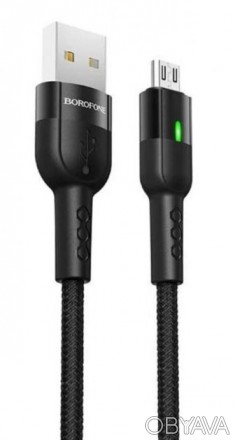 USB кабель Borofone BU17 Micro USB - это высококачественный кабель, который позв. . фото 1