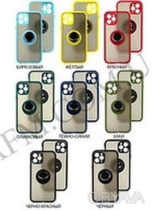 
Накладка Goospery Ring Case 3 в 1 для iPhone 11 oливкового цвета сочетает в себ. . фото 1
