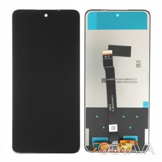 Дисплей (LCD) Huawei P Smart 2021/ Honor X10 Lite/ Y7A з сенсором чорний — ідеал. . фото 1