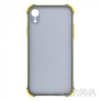 Накладка Goospery Ring Case 3 в 1 для iPhone XR в оливковом цвете - это идеально. . фото 1