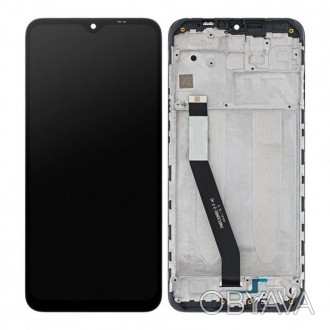 Дисплей (LCD) Xiaomi Redmi 9/ Redmi 9 Prime/ Poco M2 з сенсором чорний СЕРВІСНИЙ. . фото 1