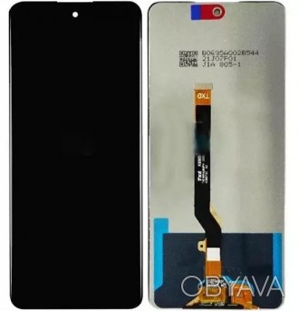 Дисплей (LCD) Tecno Pova 2 (LE7/ LE7n)/ Pova 3 (LF7n)/ Infinix Note 10 чорного к. . фото 1